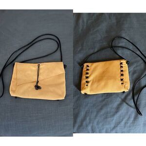 GLENDA GANIS leather crossbody purse